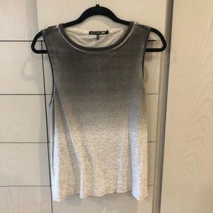 Ombré gray tank